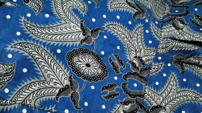 Gamis Batik Jumbo Original Kembang Rumput