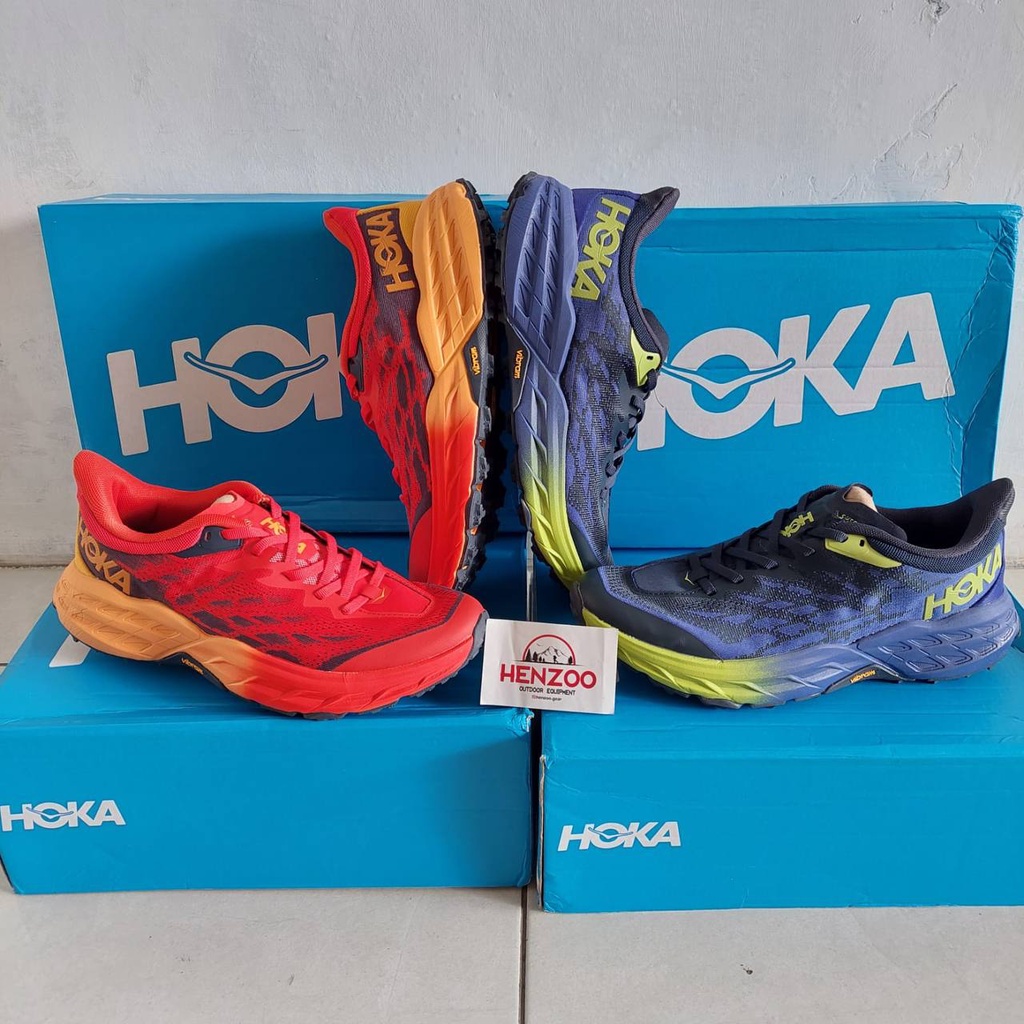 Hoka SPEEDGOAT 5 WIDE Men's Running Shoes -Sepatu Olahraga