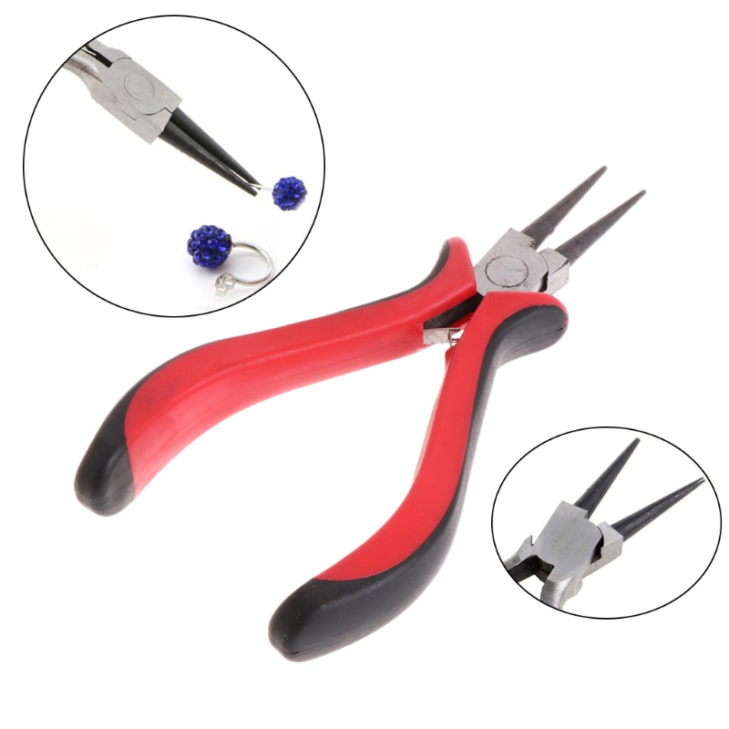 SIY  Jewelry Pliers Repair Wire Bead Cutting Stainless Alloy Round Needle Craft Tools