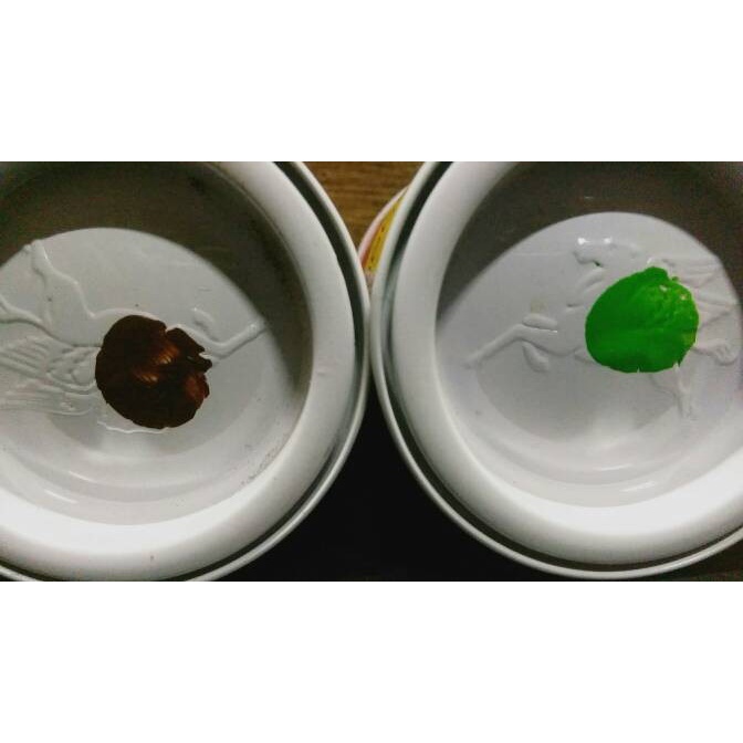 

kayucat- cat kuda terbang coklat / hijau / cat minyak besi kayu kecil -cat kayu