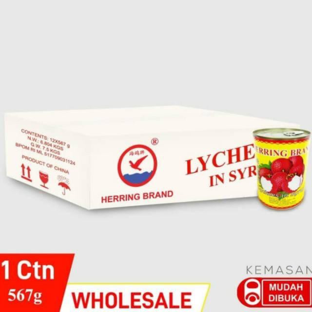 

Herring Lychee Leci 1 Dus / 12 Kaleng x 567gr
