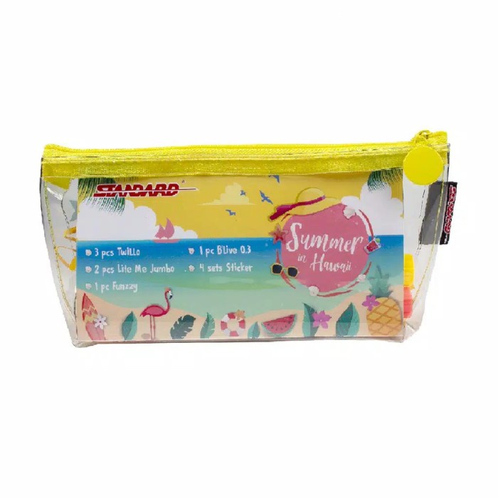 

Murah Standard Pen Paket Tempat Pensil Red Velvet / Pencil Case Summer Bergaransi