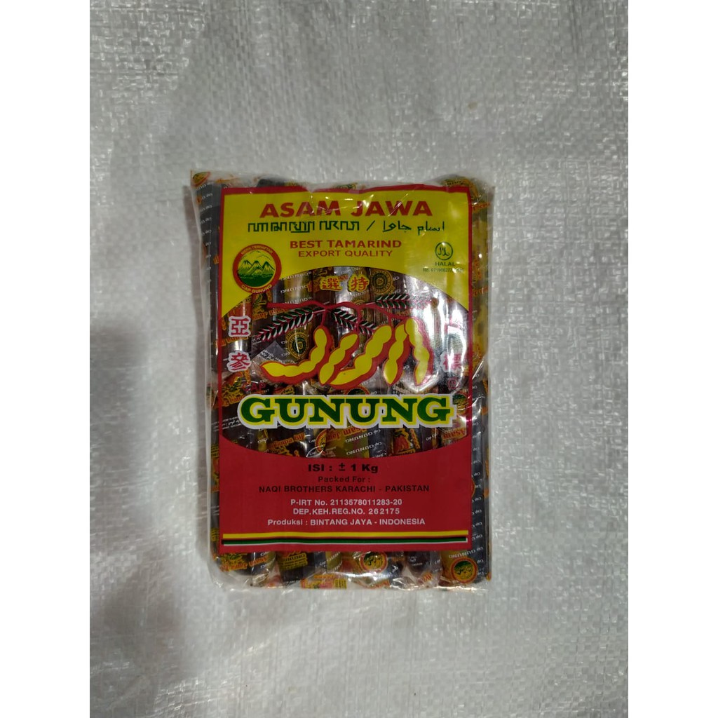 

ASAM JAWA DAGING CAP GUNUNG @75GRAM X 10 BKS/PACK