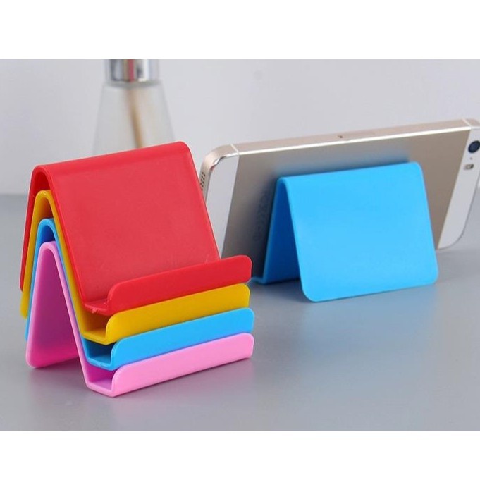 Stand Holder Persegi Aksesoris HP Android Kekinian Phone Holder Plastik Murah Stand Holder HP / Penyangga HP / Sandaran HP / Dudukan HP / Stand HP / Holder HP Tablet Taplet Handphone Hape HP39