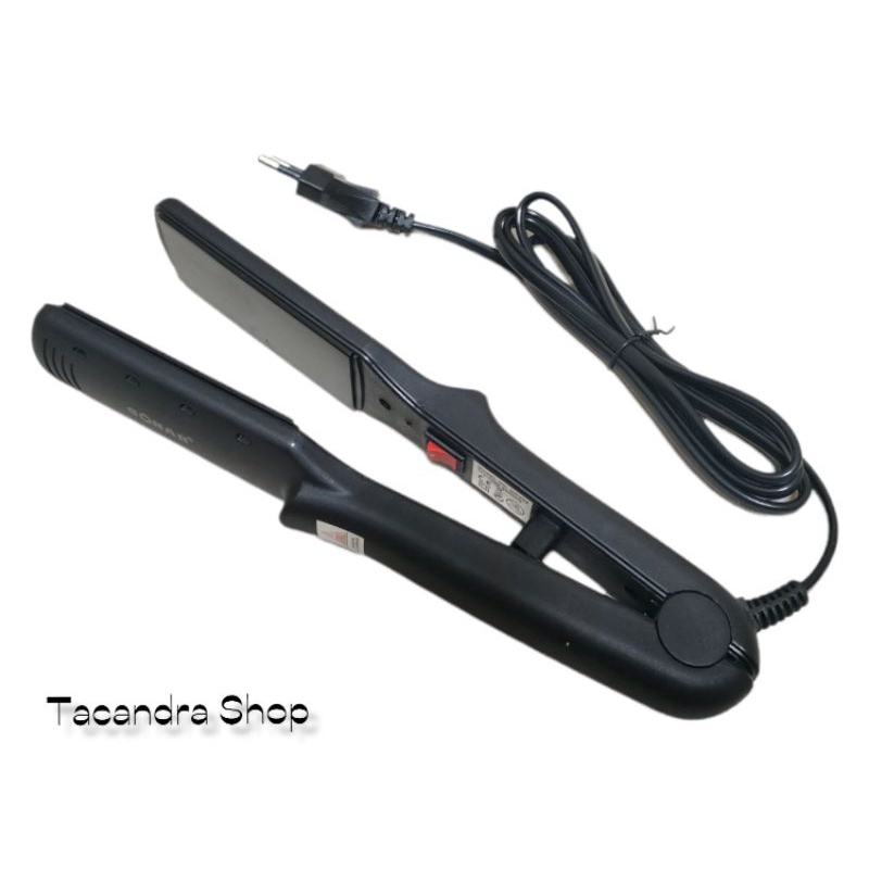 Catokan Rambut Sonar 698 Black Hitam Murah / Catok Rambut Pelurus Sonar 698-1