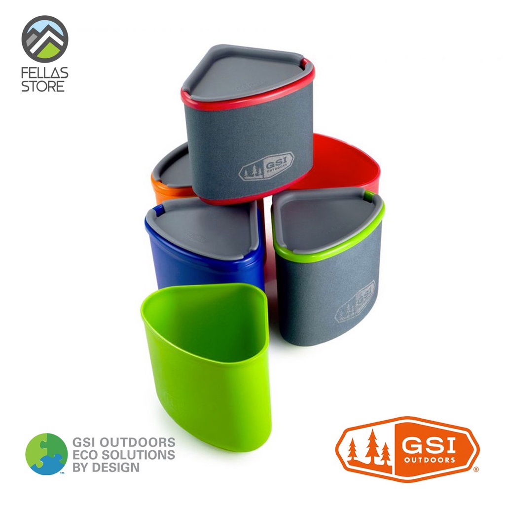 GSI Outdoor - Gourmet Nesting Mug + Bowl Green