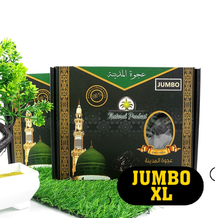 KURMA AJWA JUMBO NATURAL PRODUK 1 KG ORIGINAL MADINAH