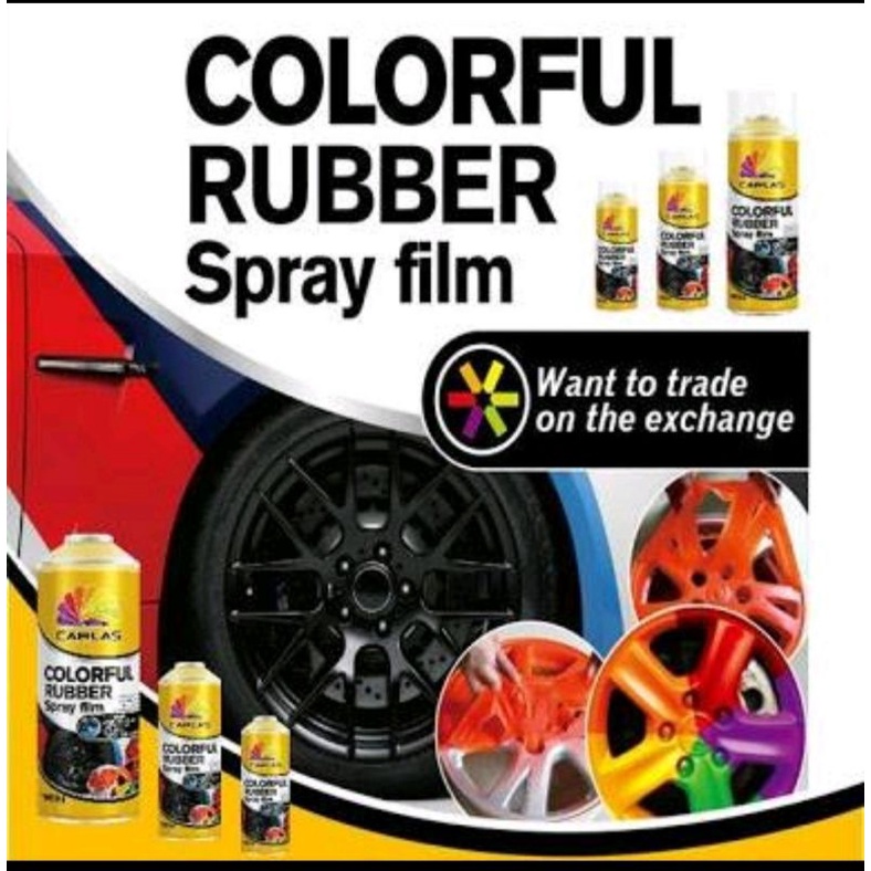 Carlas Rubber Paint Cat Carlas semprot bahan karet
