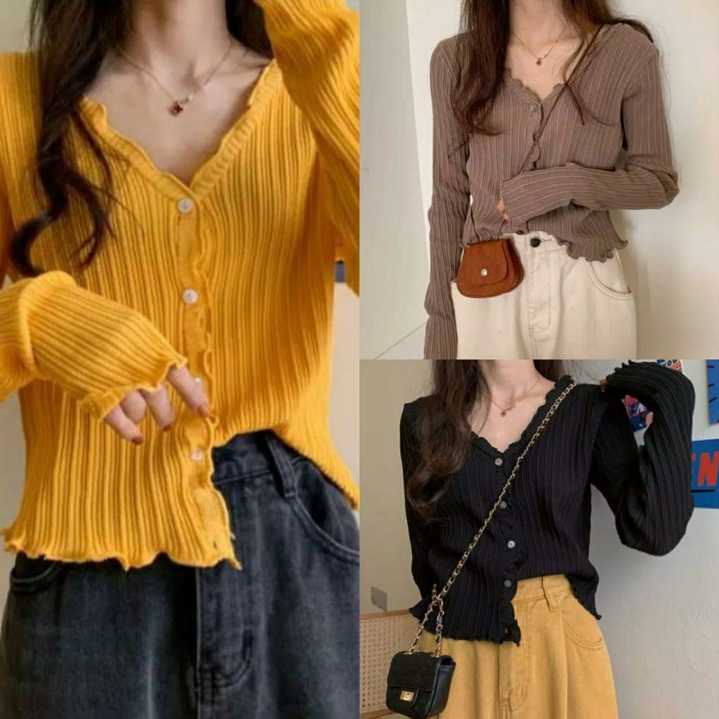 Cardi Zengo TA9 / Outer Rajut Murah Lengan Panjang
