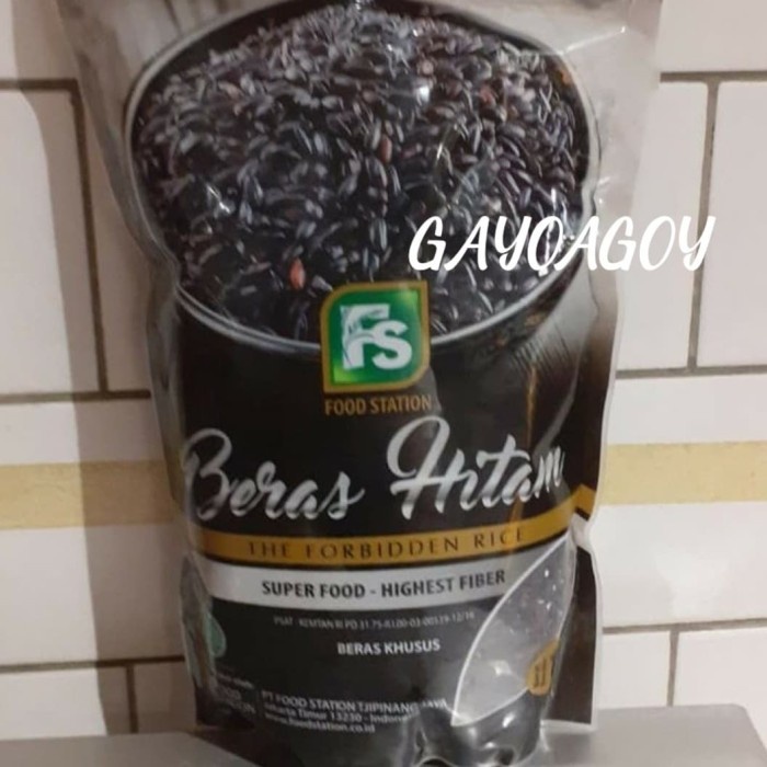 

bg20t01r Fs Beras Hitam The Forbidden Rice 1Kg Sv012Ss