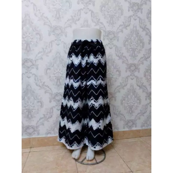 celana kulot motif sasirangan