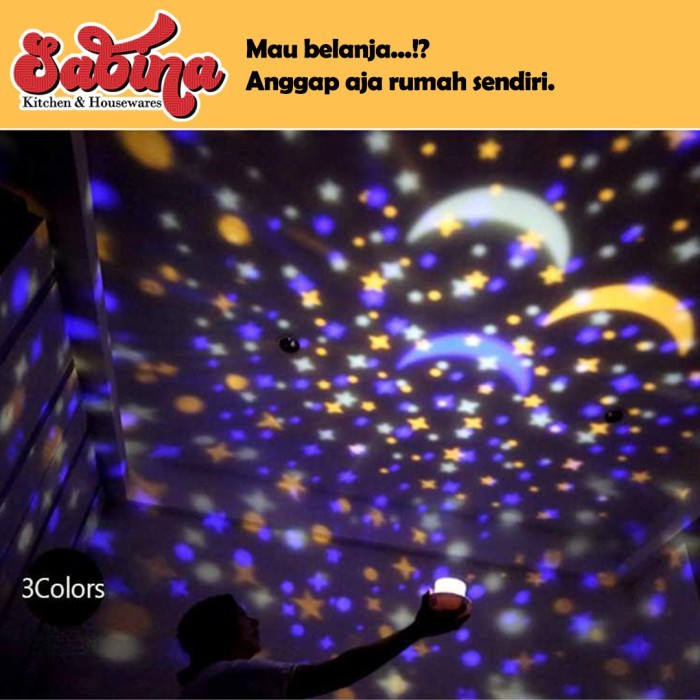 Lampu Tidur Hias Proyektor LED Night Light Constellation Newstyle