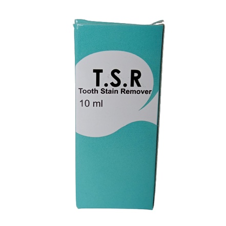 TSR Tooth Stain Remover 10ml Cairan Pemutih Gigi Dan Penghilang Karang Gigi Melelehkan Lem Behel