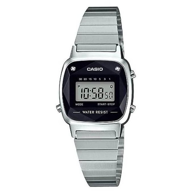 CASIO LA670WAD-1DF NATURAL DIAMONDS JAM TANGAN WANITA ORIGINAL GARANSI RESMI