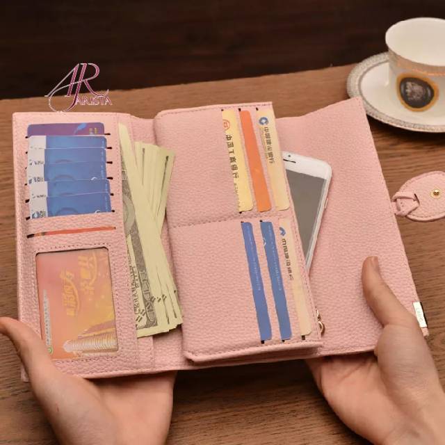 DOMPET WANITA NATALIA - Dompet panjang wanita ARISTA KOREAN FASHION WALLET