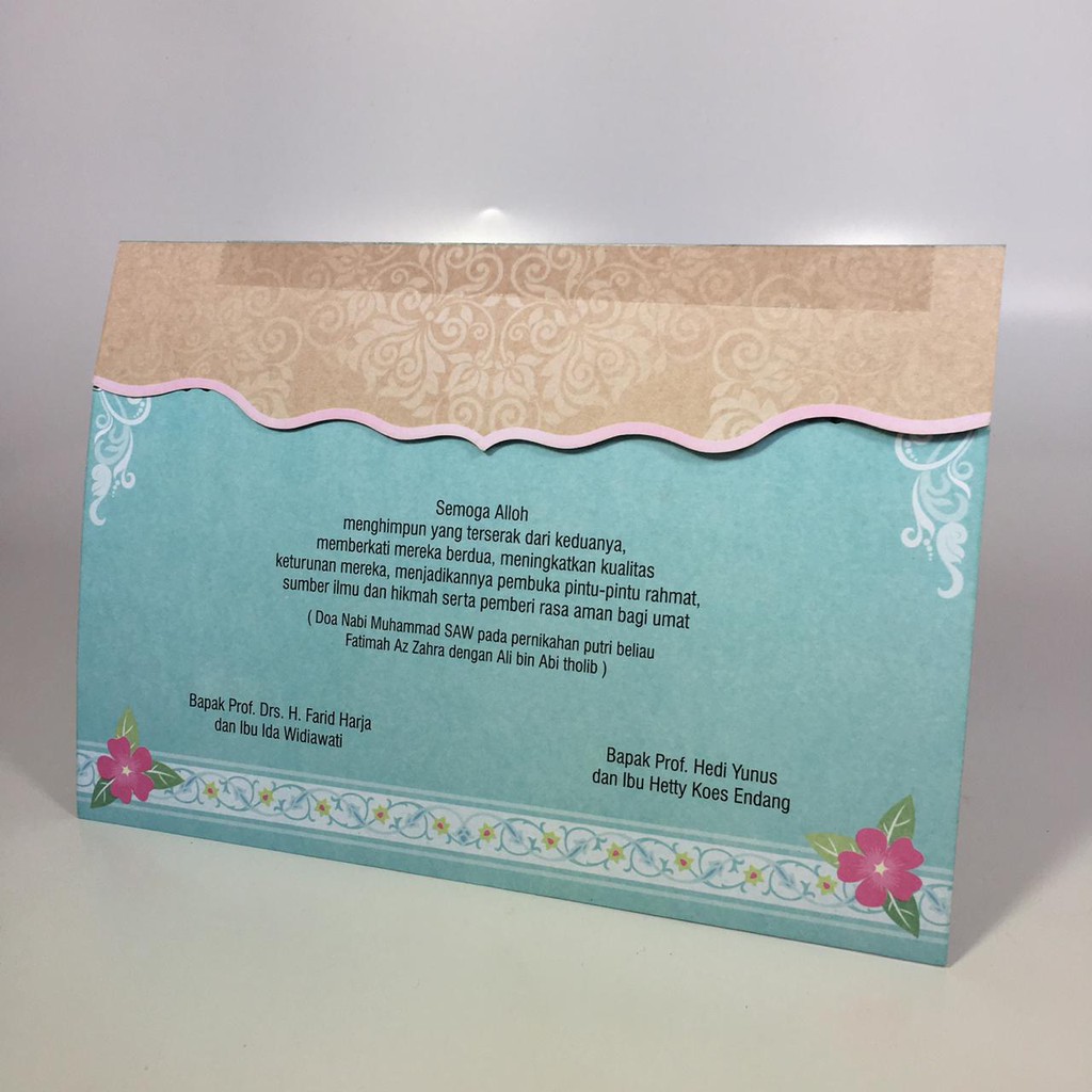 Blangko Undangan Pernikahan Mille 07 Shopee Indonesia