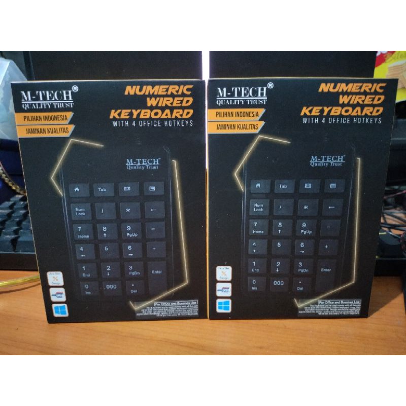 Keyboard Numeric Wired M-Tech Numpad - Keyboard Kasir Angka Kabel Keypad