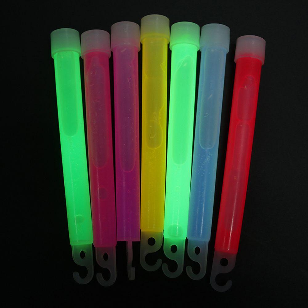 【 ELEGANT 】 Glow Stik Anak Hadiah Warna Warni SOS Kimia Fluorescence Tahan Air Terang Glow Sticks Glow In The Dark Super Terang Alat Outdoor Memancing Pencahayaan