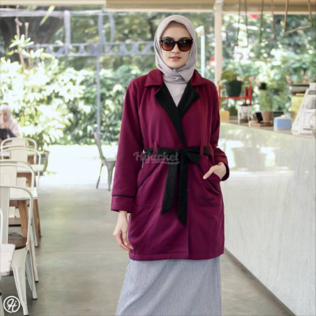 Jaket Hijaber Muslimah Hijacket Elnara-7
