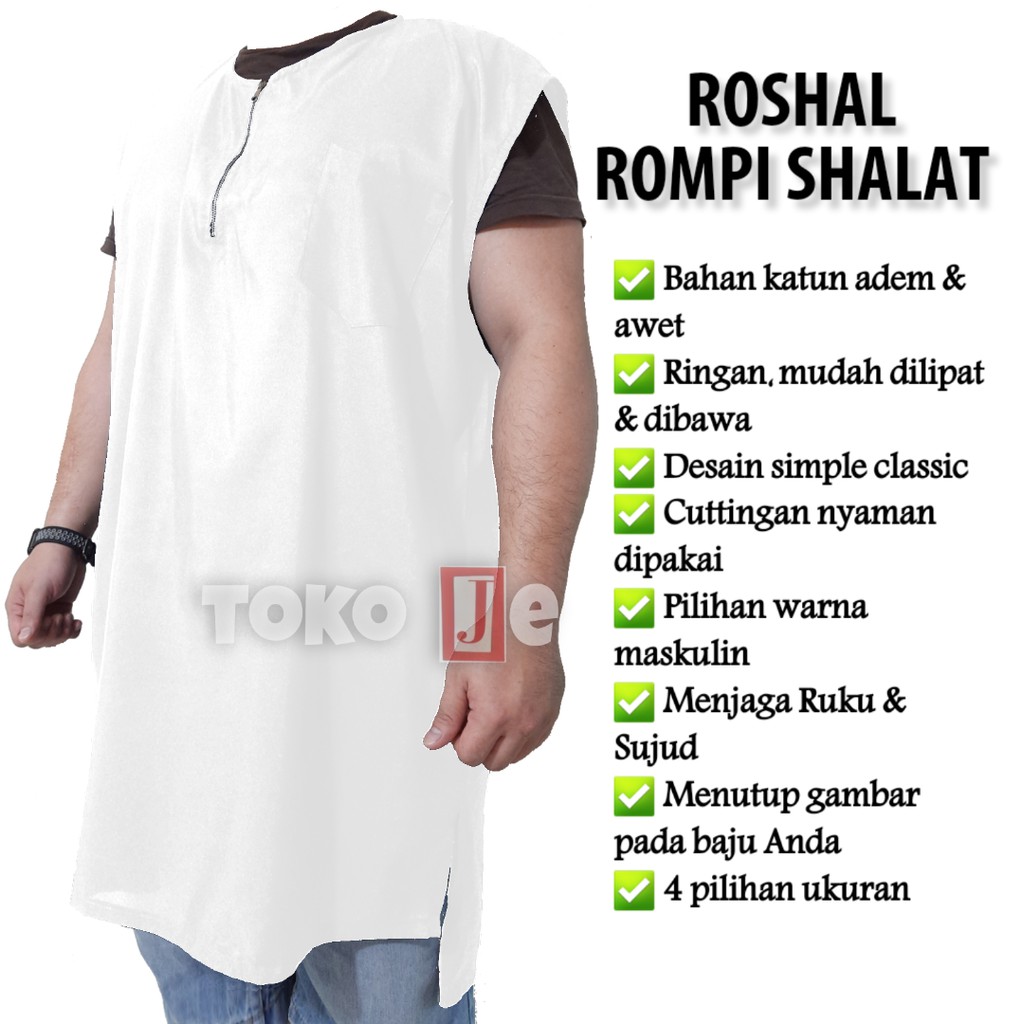 Fashion Rompi Jubah Atasan Baju Cowok Pria Muslim untuk Sholat 2021 Terbaru
