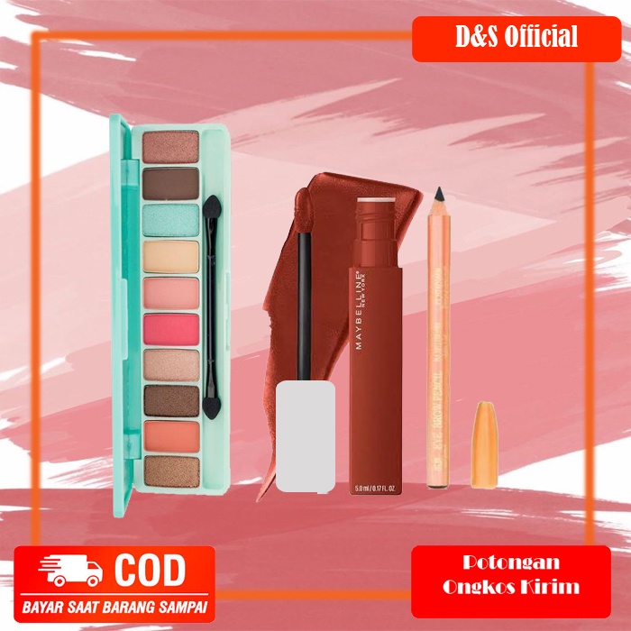 Paket Maybelline Set Make Up Murah Paket Seserahan Maybelline Kosmetik Lengkap 3 In 1