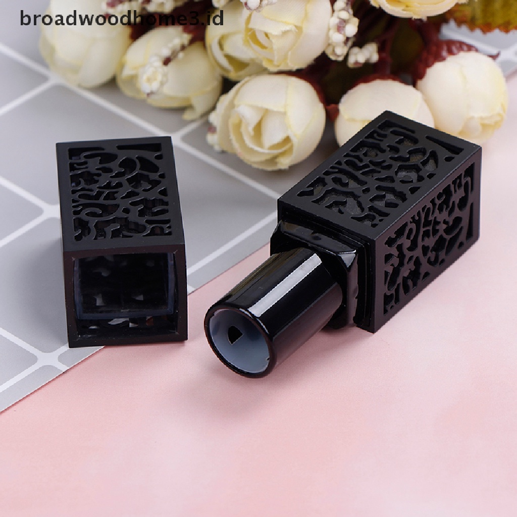 Tabung Kosong Warna Hitam Model hollow Untuk Lipstik