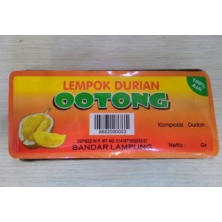 

Lempok Durian Ootong Khas Lampung