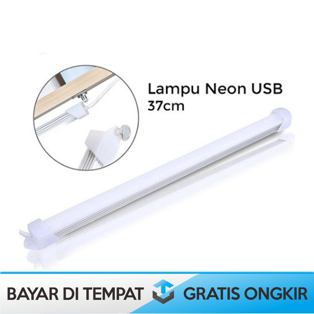 LAMPU NEON USB STRIP LED 37 LAMPU DARURAT RUANG BELAJAR KERJA