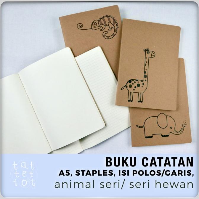 

buku tulis polos A5 | notebook | kraft | coklat | bookpaper |custom