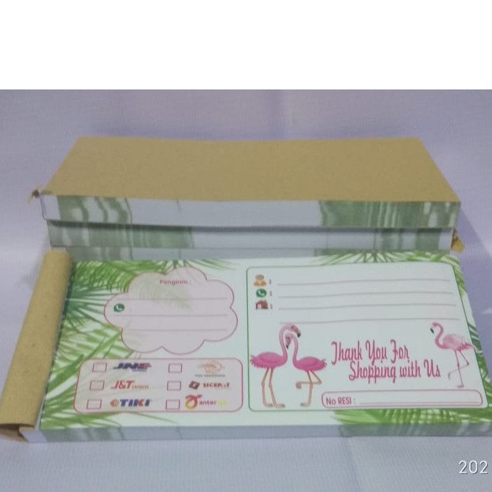 

Label Pengiriman olshop kekinian Motif FLAMINGGO harga terjangkau