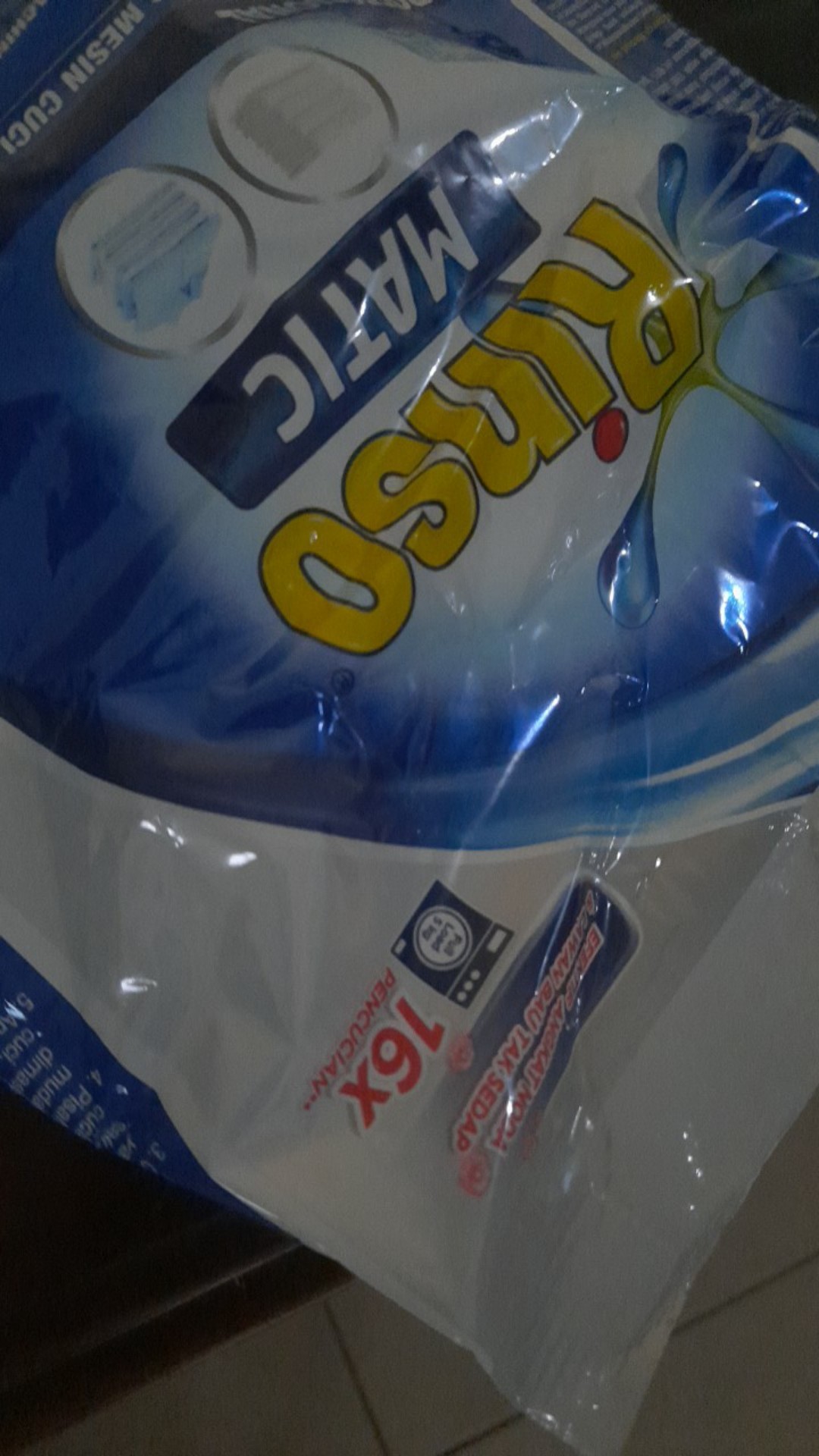 Deterjen Detergen Sabun Bubuk Rinso Matic Professional Powder Murah 1kg Mesin Cuci Pintu Atas Depan