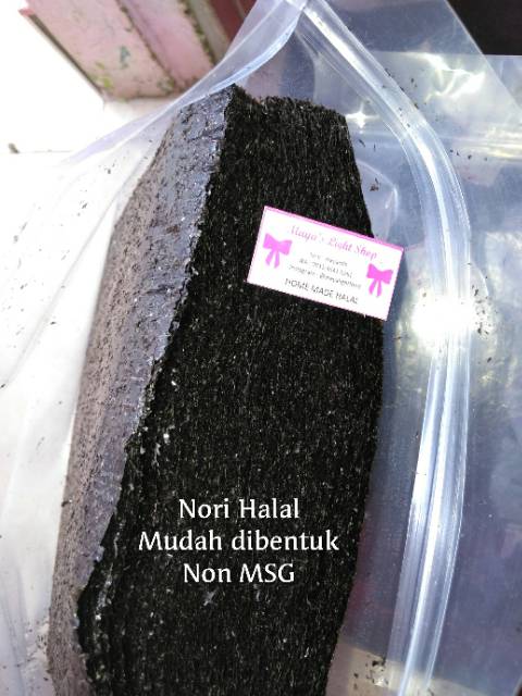 Nori sushi isi 10 lembar rumput laut non msg bahan sushi nori java sakao manjun kimbap gimbap halal murah rumput laut seaweed nori driedseaweed bento kimbap halal murah