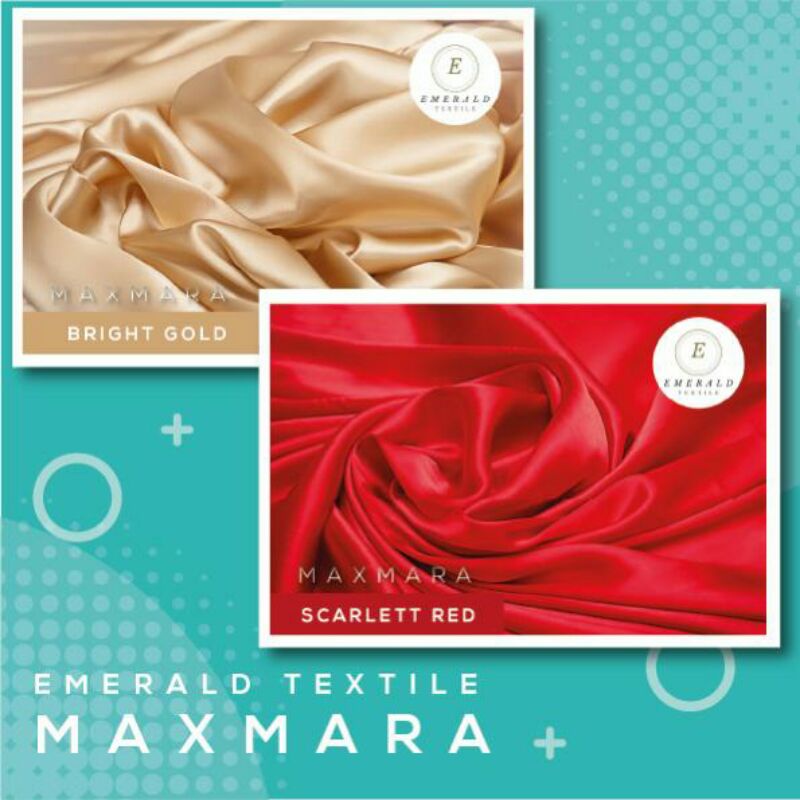 ( BUKAN HIJAB )1 METER Kain Satin Charmuse Maxmara Silk Premium ( HARGA PER 1 METER KAIN )