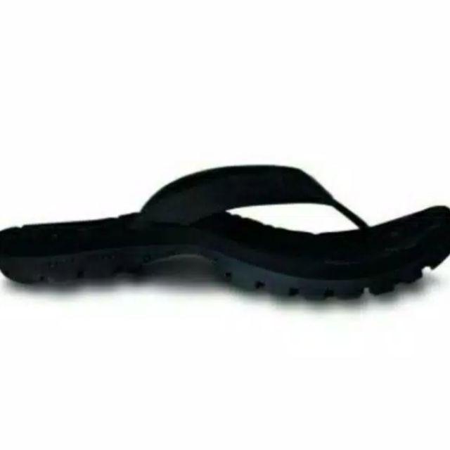 LAGI PROMO !!! sandal jepit gunung hitam polos dan motif |sandal outdoor|sandal adventure.-Hitam polos