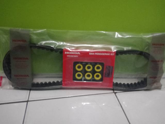 Vanbelt set kit Vario Techno 125 (KZR) ORI ASLI AHM 100%