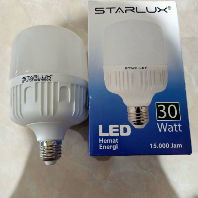Bohlam Lampu LED Starlux 30Watt Cahaya Putih