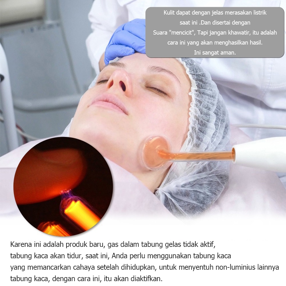 High frequency hf frekuensi tinggi alat facial portable skincare kecantikan salon