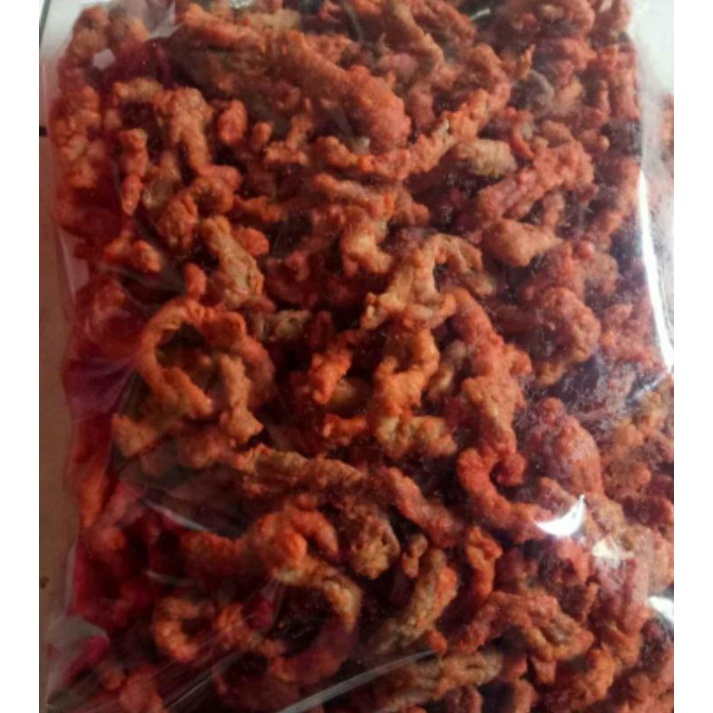 

kripik usus ayam enak dan gurih|original dan balado