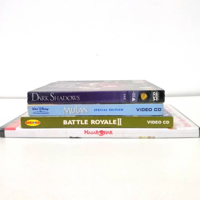 Bundle VCD Mulan SE, Dark Shadows, Battle Royale 2, Naga Bonar 1