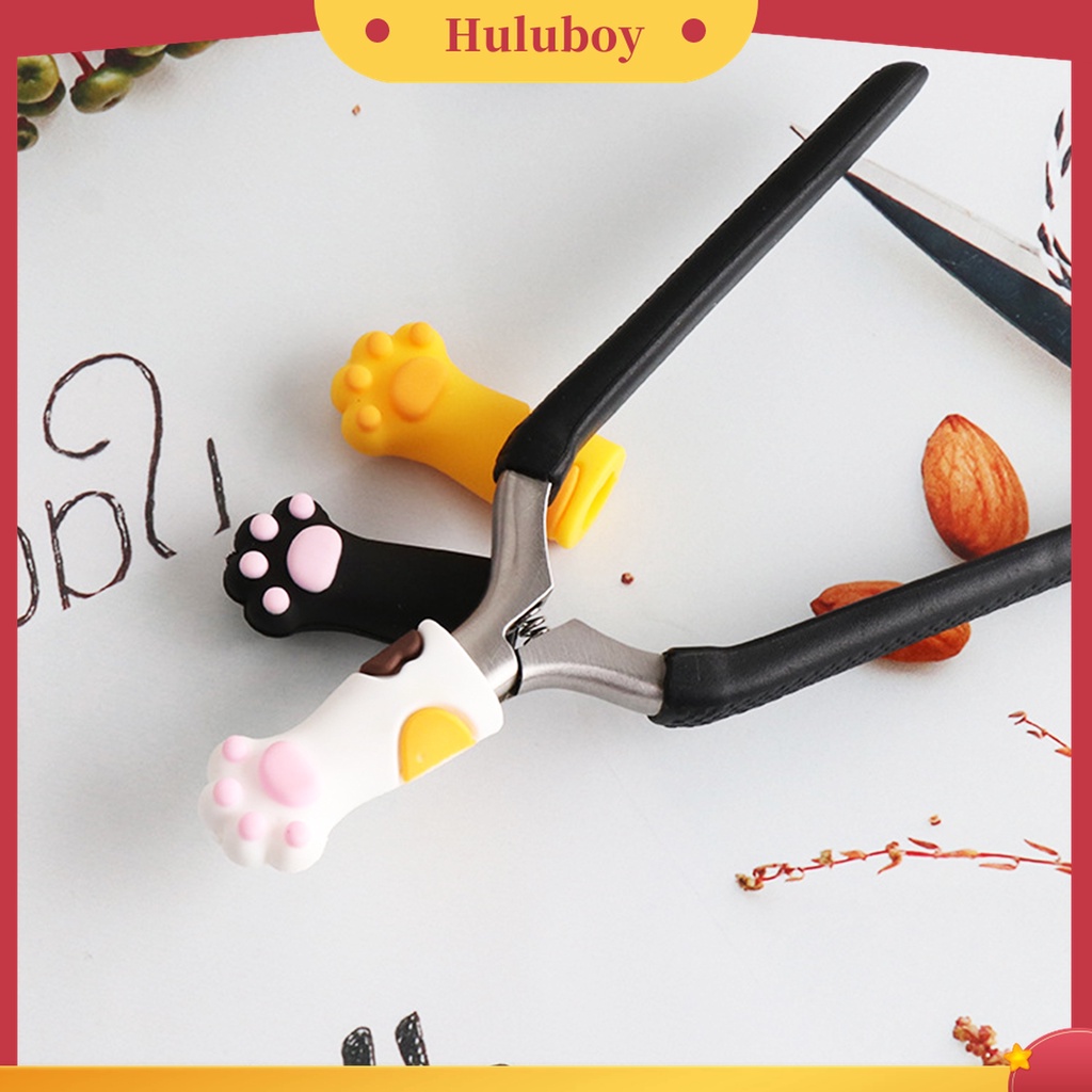 Huluboy Huluboy♡ Cover Pelindung Pinset Bentuk Kucing Bahan Silikon Untuk Manicure