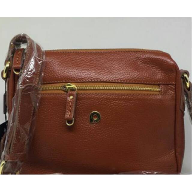 Tas kulit papillon tali panjang