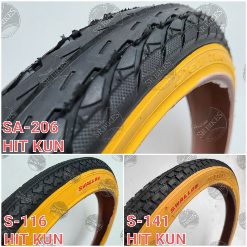 Ban Luar 18 x 1.75 Sepeda Mini BMX Lipat. SWALLOW DELI TIRE