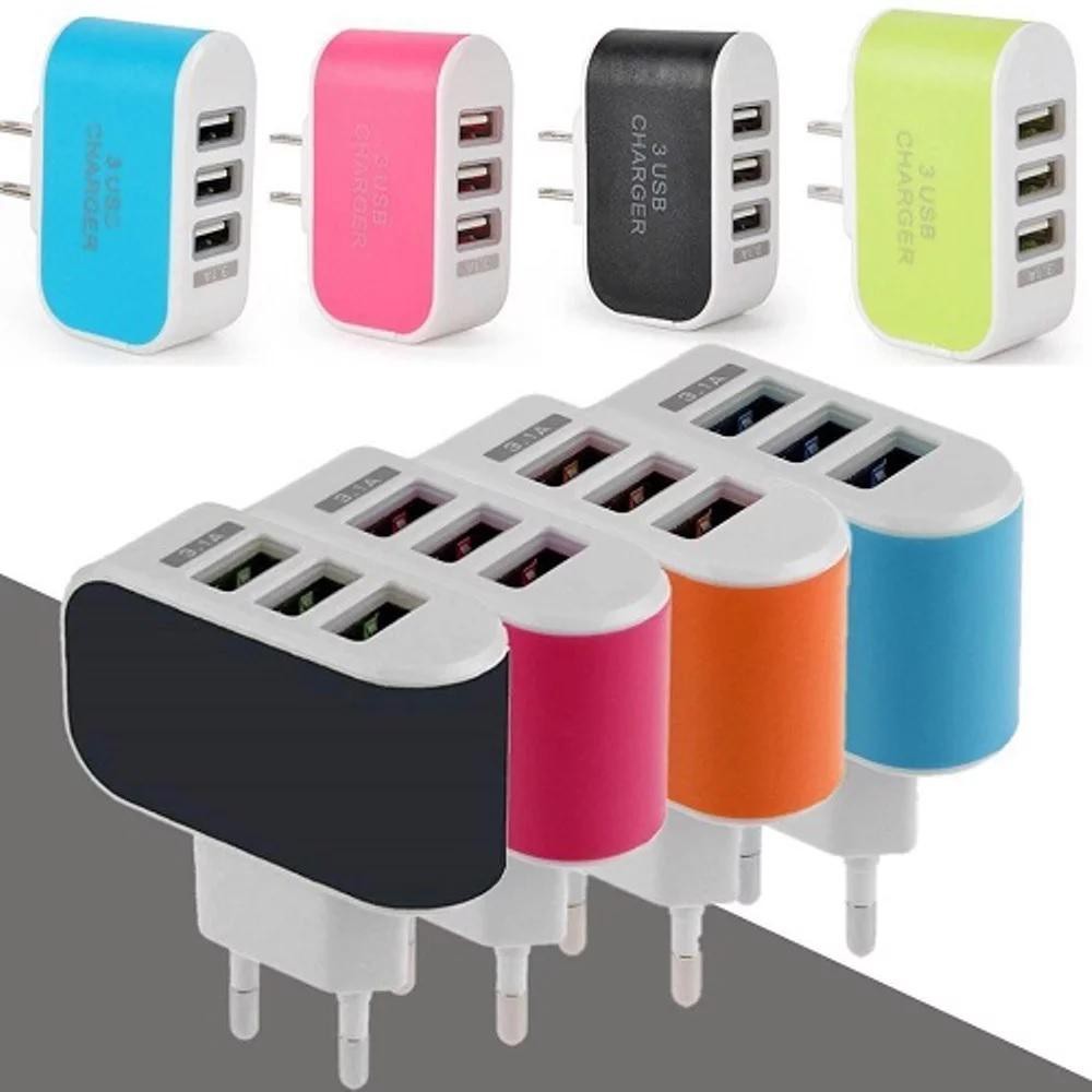 Batok Charger 3 Port 3.1A/ Batok Charger 3 Output Port / Kepala Charger 3 Colokan / Adapter Charger