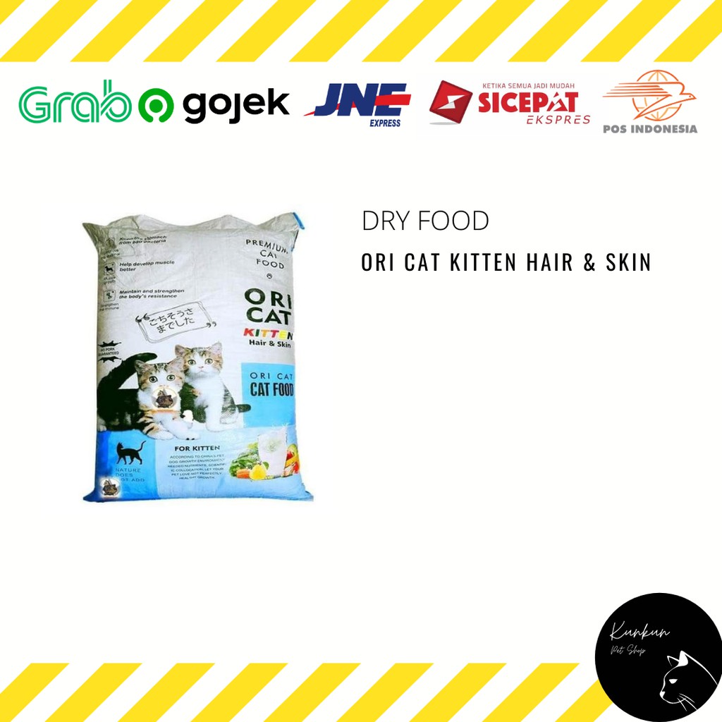 ORI CAT KITTEN 500GR FOR HAIR & SKIN (DRY CAT FOOD)