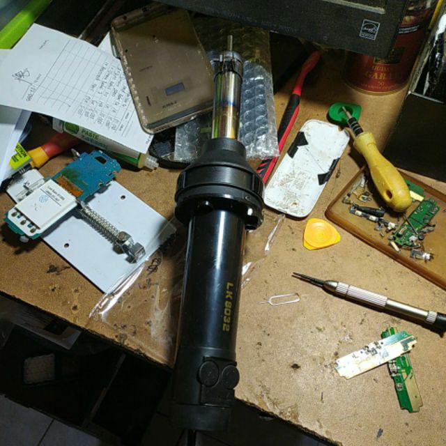 Solder Uap Portable Analog Solder Tangan Lk8032 Blower Portable Solder Pencopot Ic