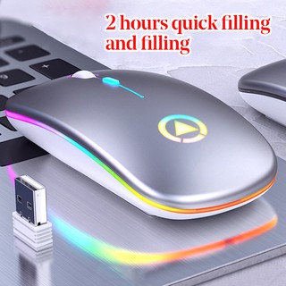 Rechargeable Wireless Silent LED Mice Optical Ergonomic