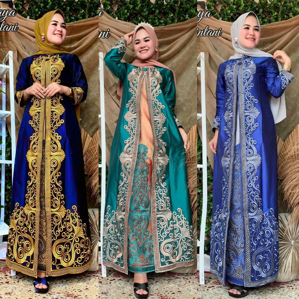 Gamis Khintani Abaya Tafeta Dress Muslim