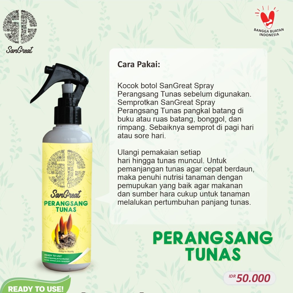 Hormon auksin penumbuh tunas plus vitamin B1 siap pakai 250 ml u/ semua jenis tanaman