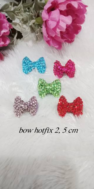 Bow Hotfix ukuran 2,5 full warna