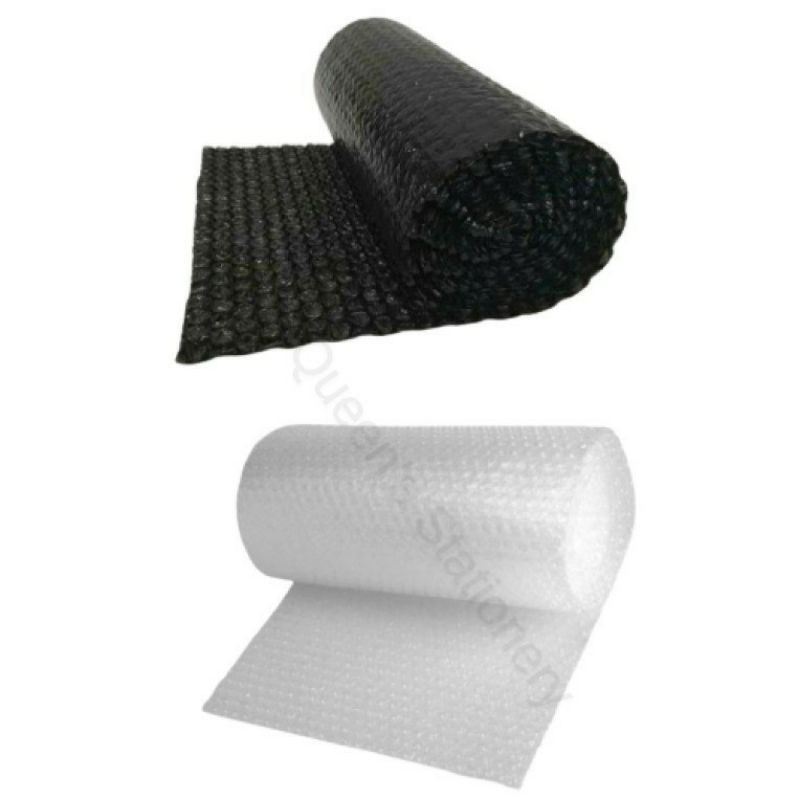 

Bubble Wrap Warna Hitam dan Bening Ukuran 50cm x 125cm dan 100cm x 125cm